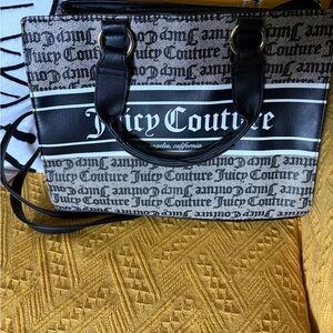 Juicy Couture Black and White Women's Bag